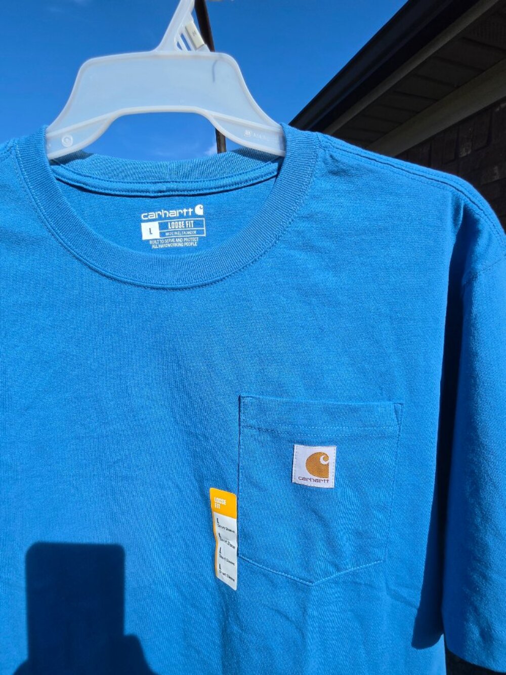 Carhartt Men's Workwear Pocket T-shirt - Blue NWT size Large